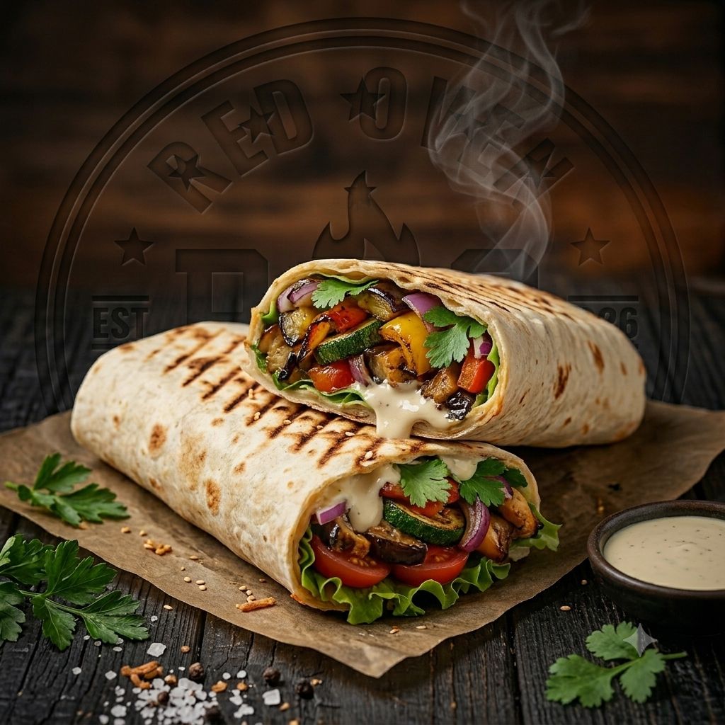 Vegetarian Shawarma Wrap